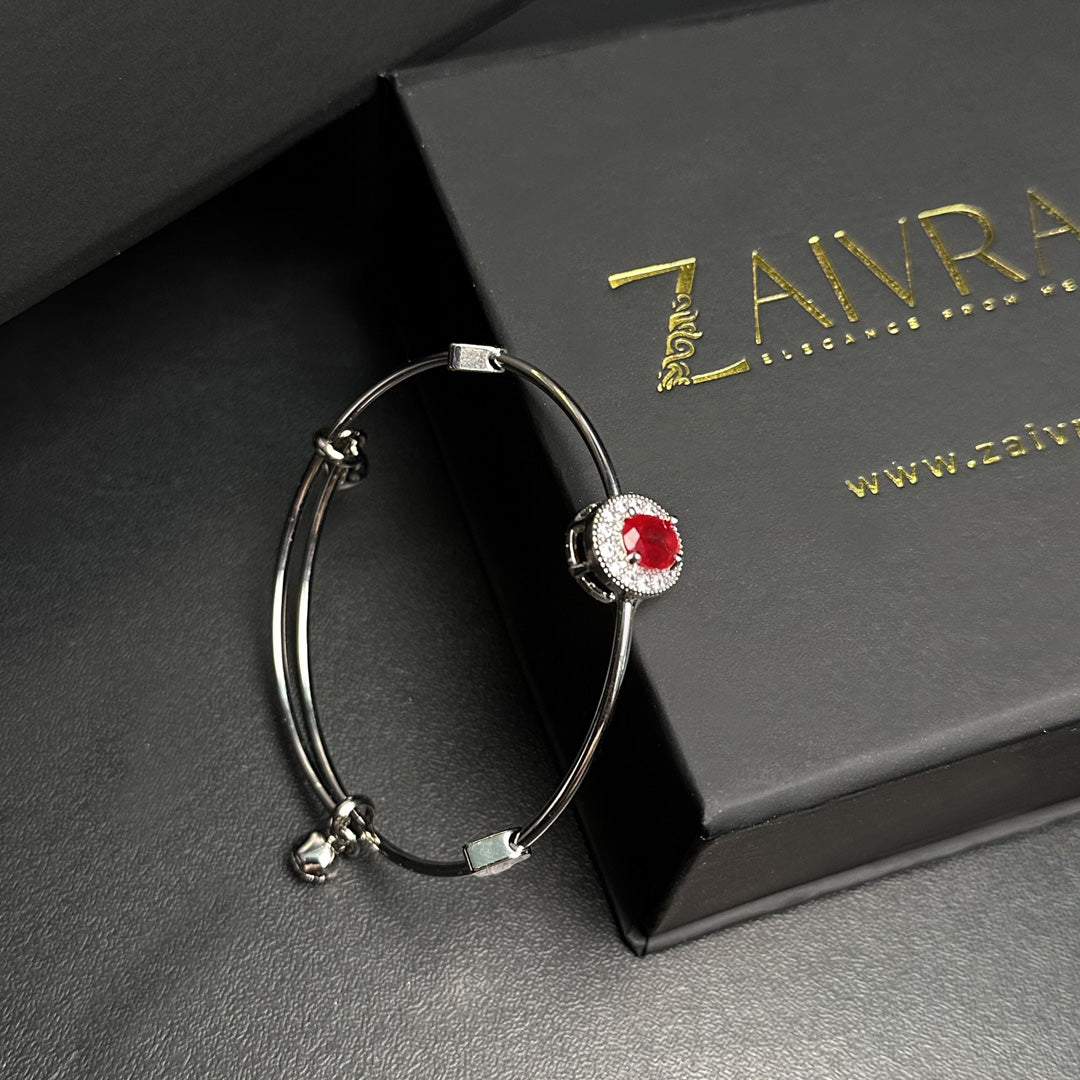 Stone Cuff Bracelet Set