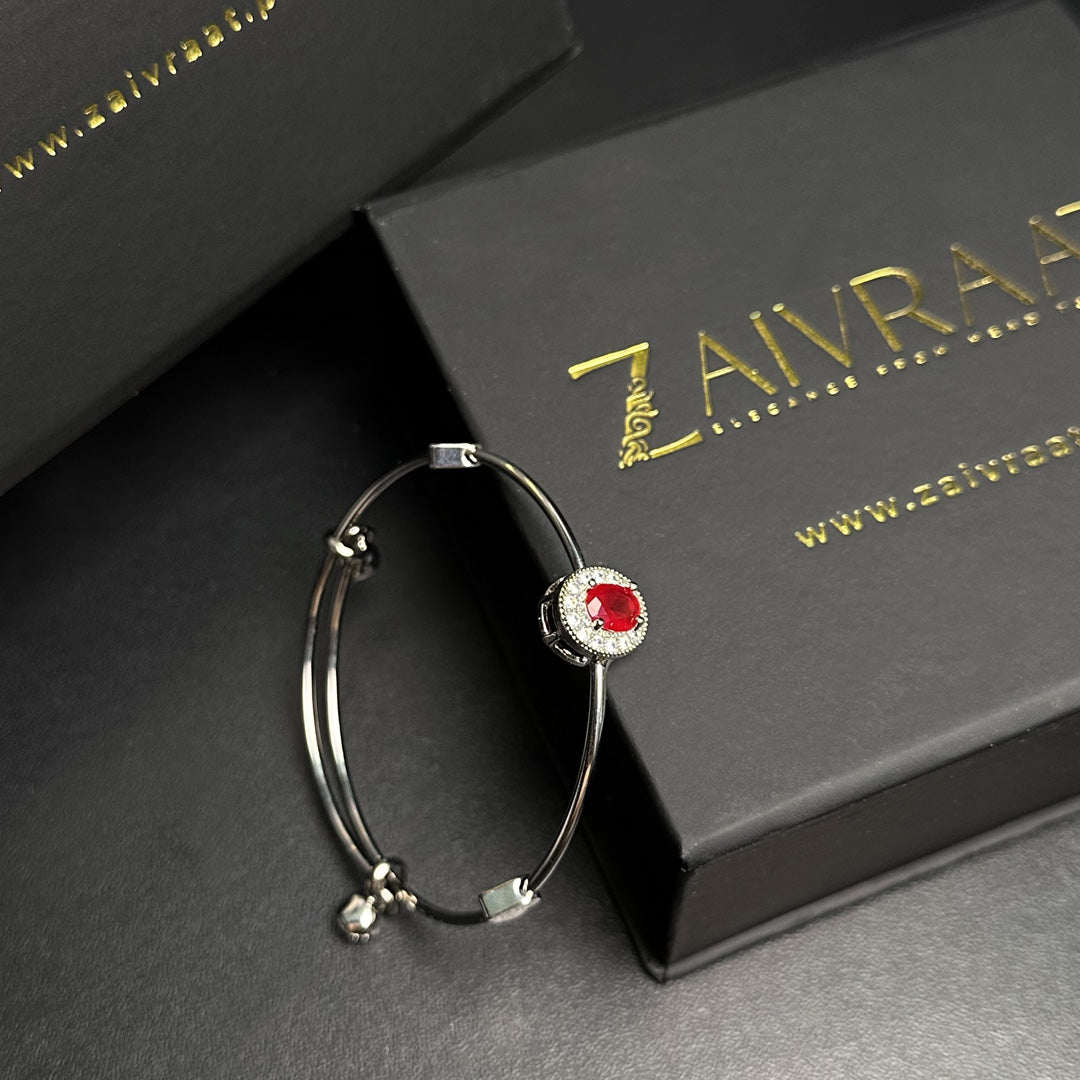 Stone Cuff Bracelet Set