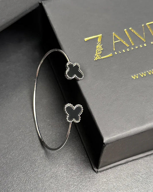 Silver Charm Cuff Bracelet - Zaivraat
