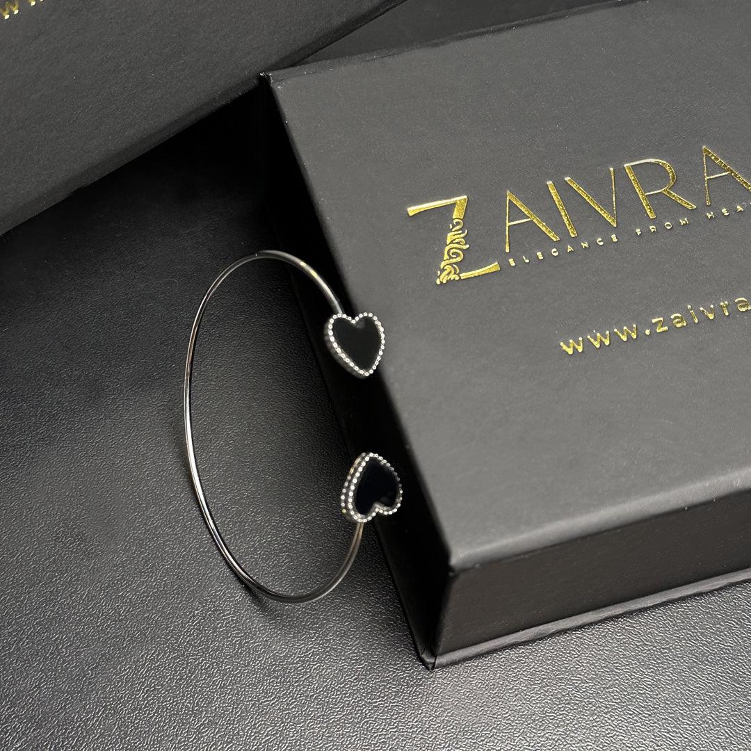 Silver Charm Cuff Bracelet - Zaivraat