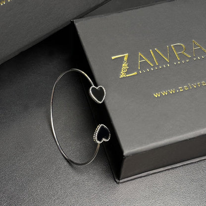 Silver Charm Cuff Bracelet - Zaivraat