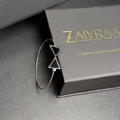 Silver Charm Cuff Bracelet - Zaivraat