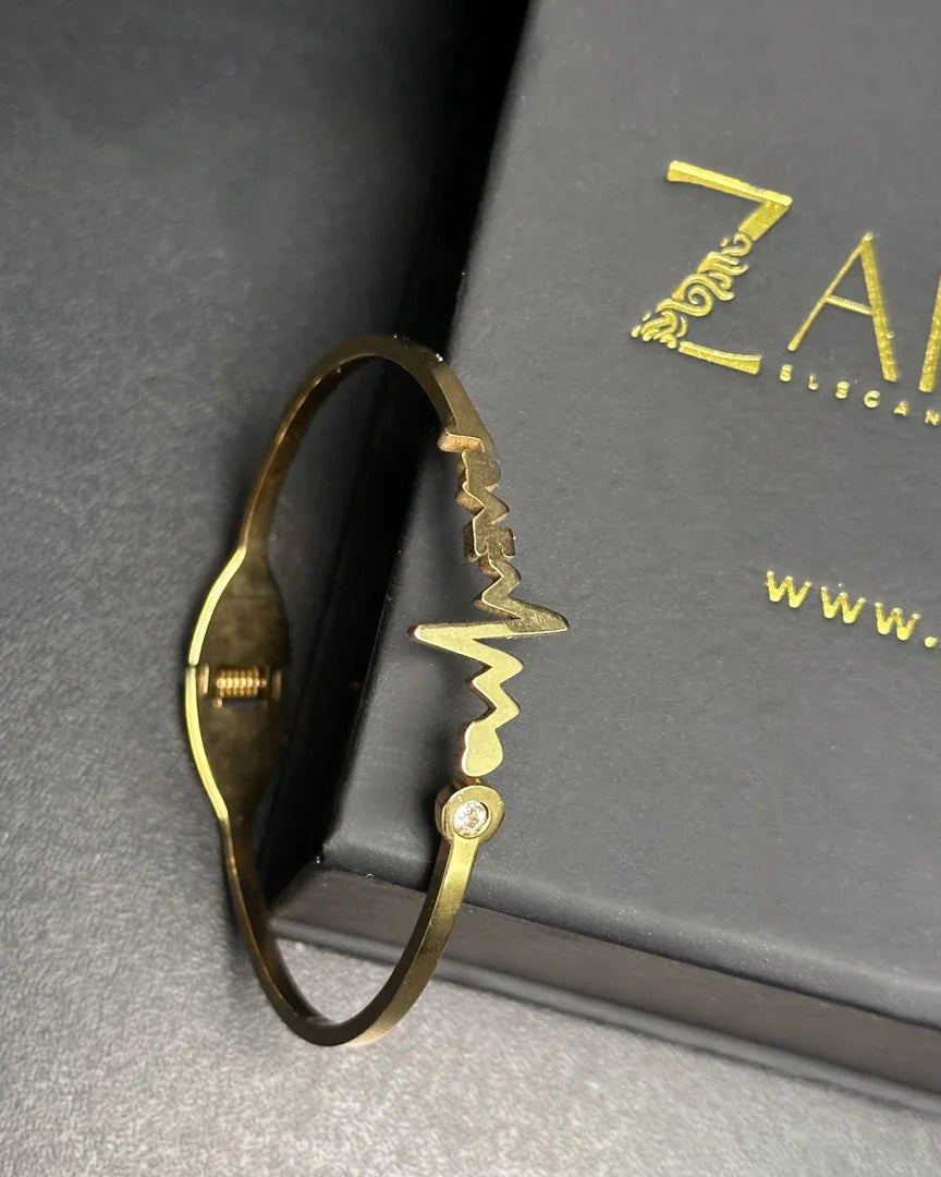 Heartbeat Cuff Bracelet - Zaivraat
