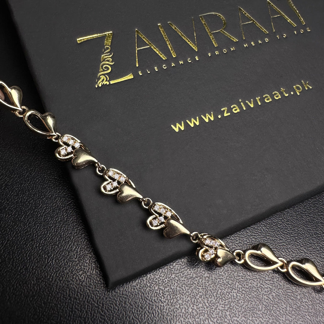 Crystal Heart Bracelet