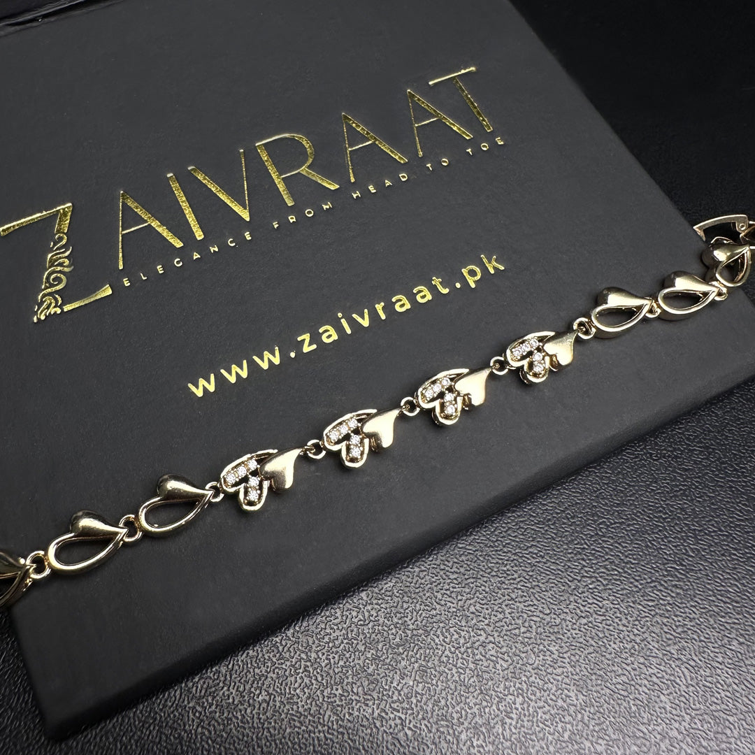 Crystal Heart Bracelet