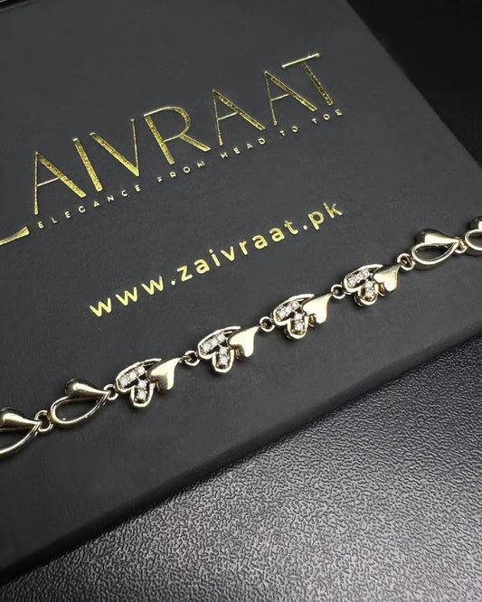 Crystal Heart Bracelet - Zaivraat