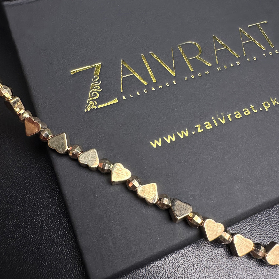 Heart Beaded Bracelet