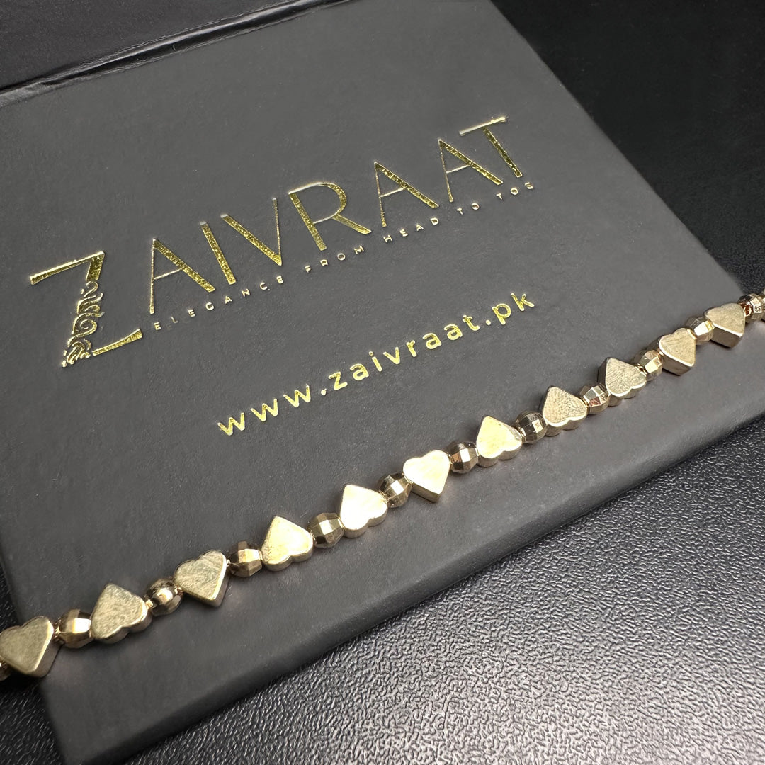 Heart Beaded Bracelet