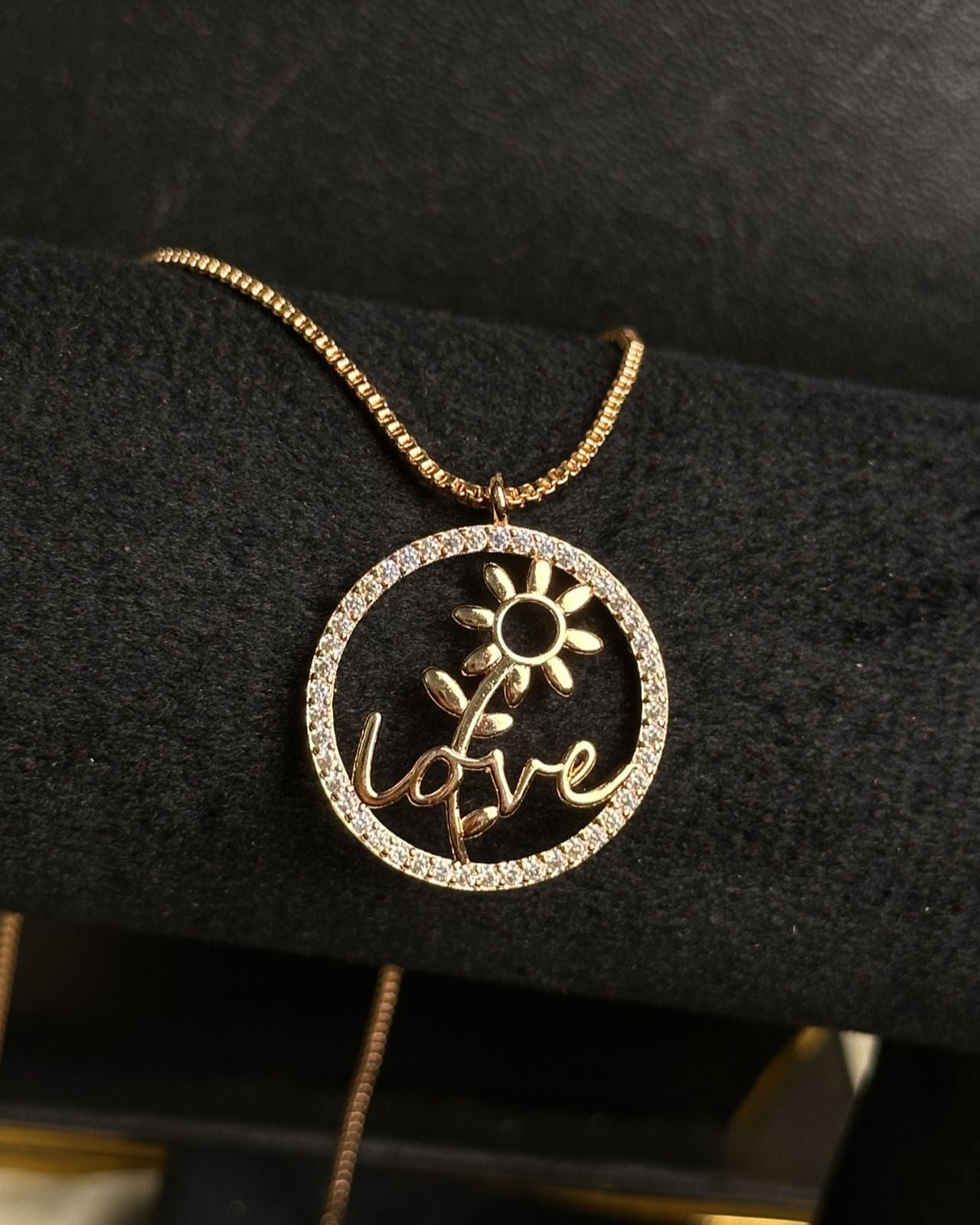 Long Love Ring  Necklace