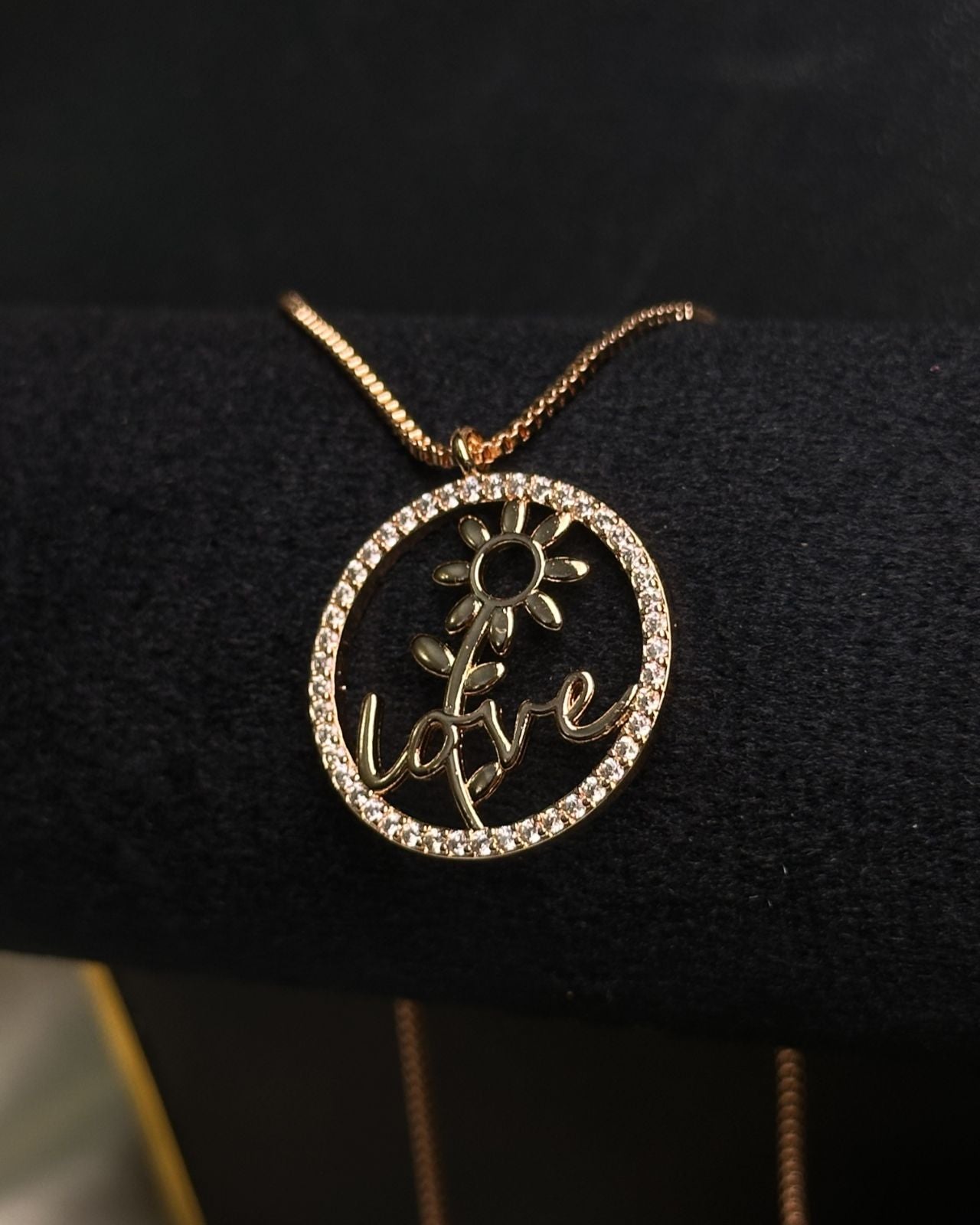 Long Love Ring  Necklace