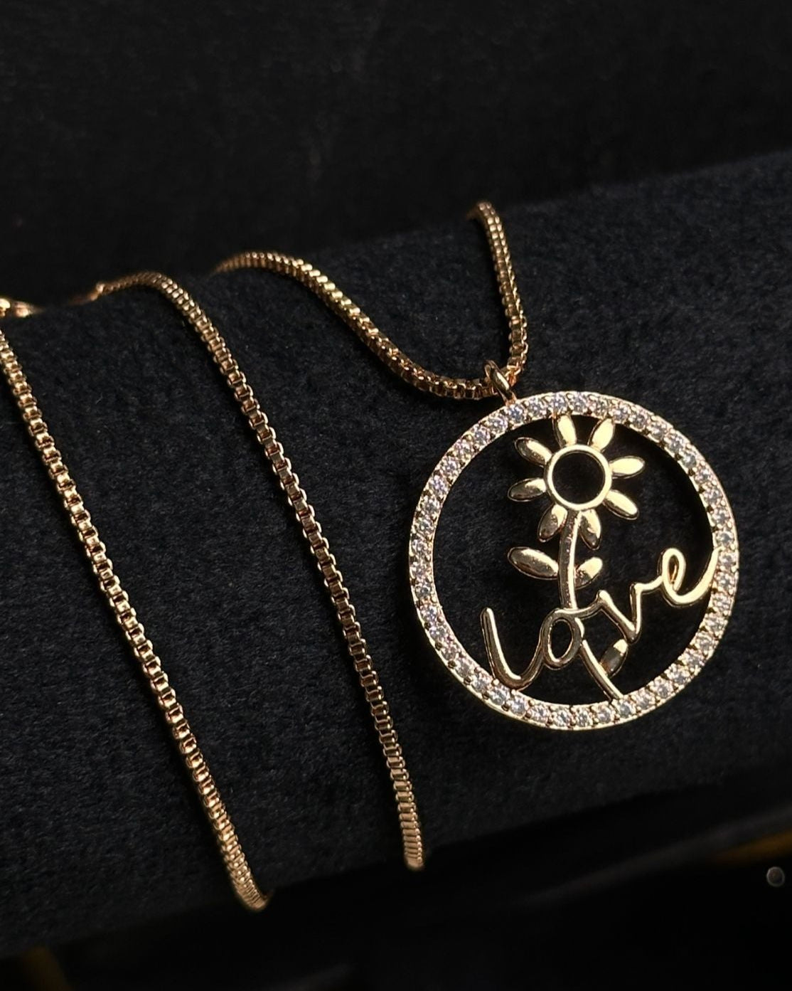 Long Love Ring  Necklace