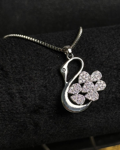 Long Swan Necklace