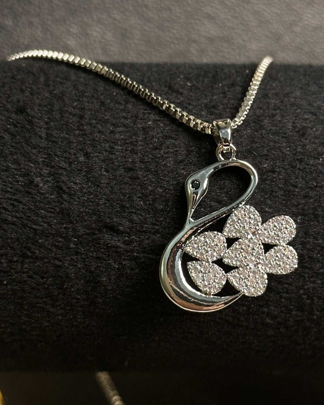 Long Swan Necklace