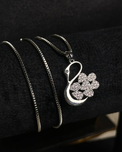 Long Swan Necklace