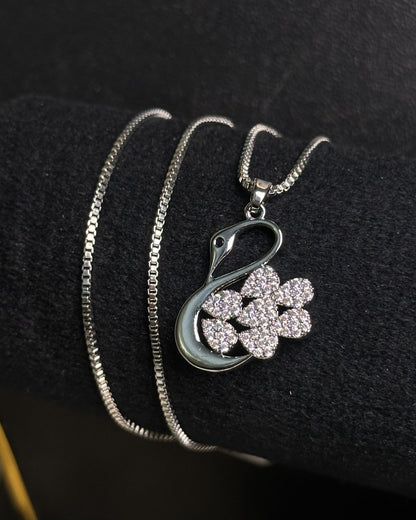 Long Swan Necklace