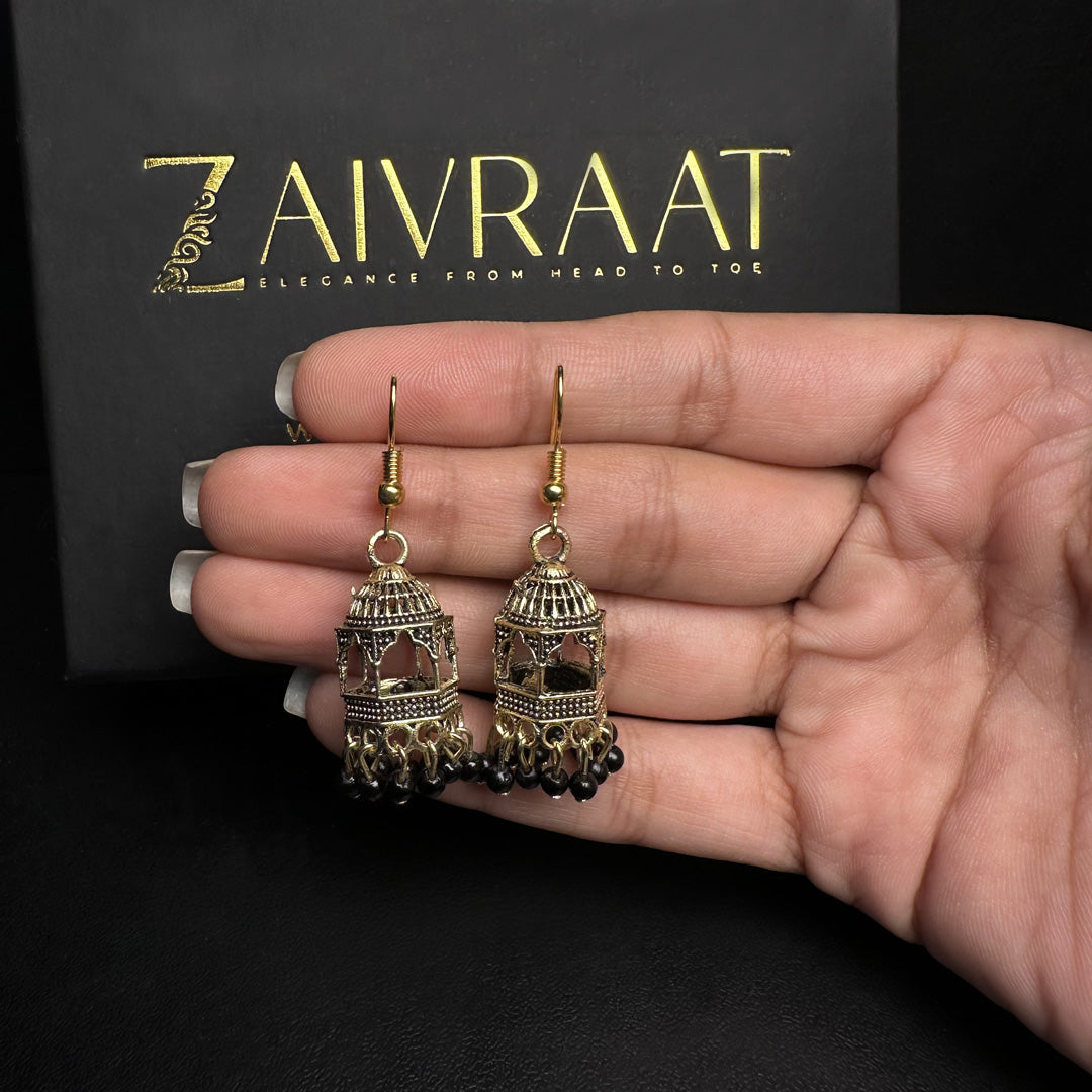 Black Afghani Jhumki