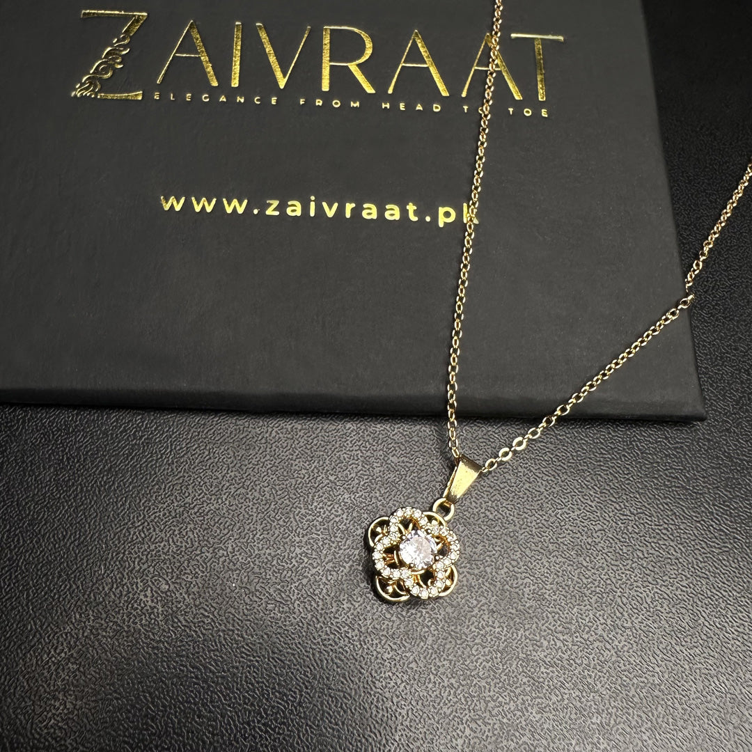 Gold Clover Pendant