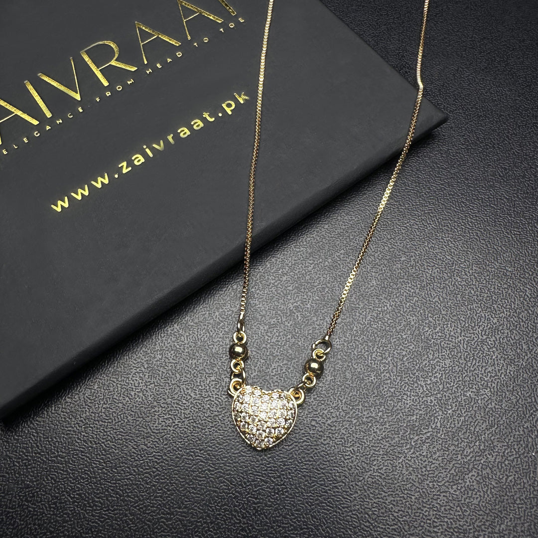 Elegant Gold Heart Pendant
