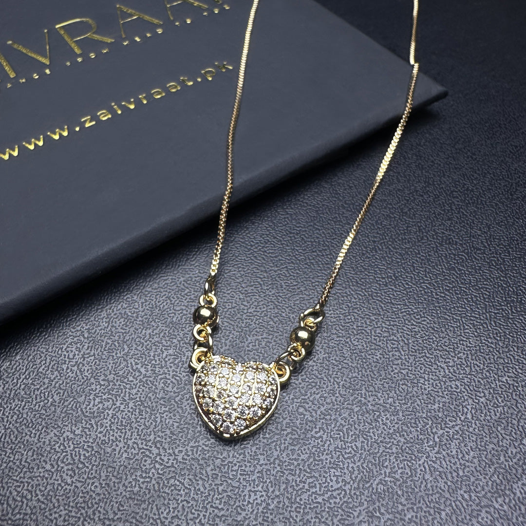 Elegant Gold Heart Pendant