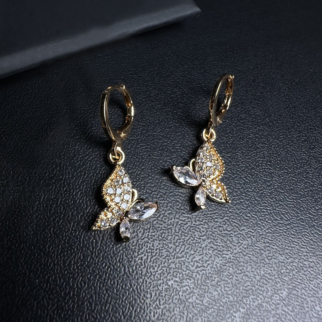 Butterfly Necklace & Earrings Set