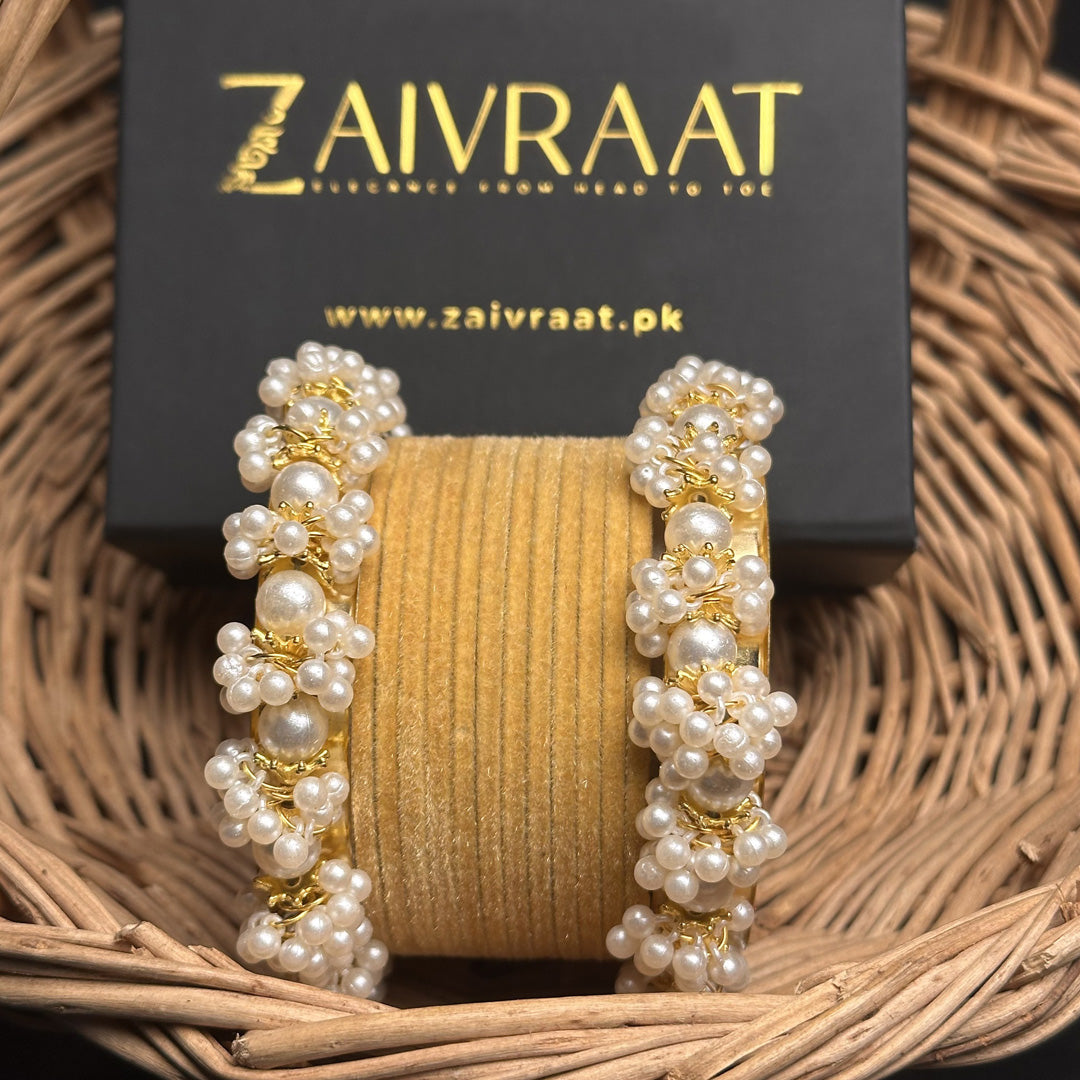 Sohan - Velvet Bangle Set