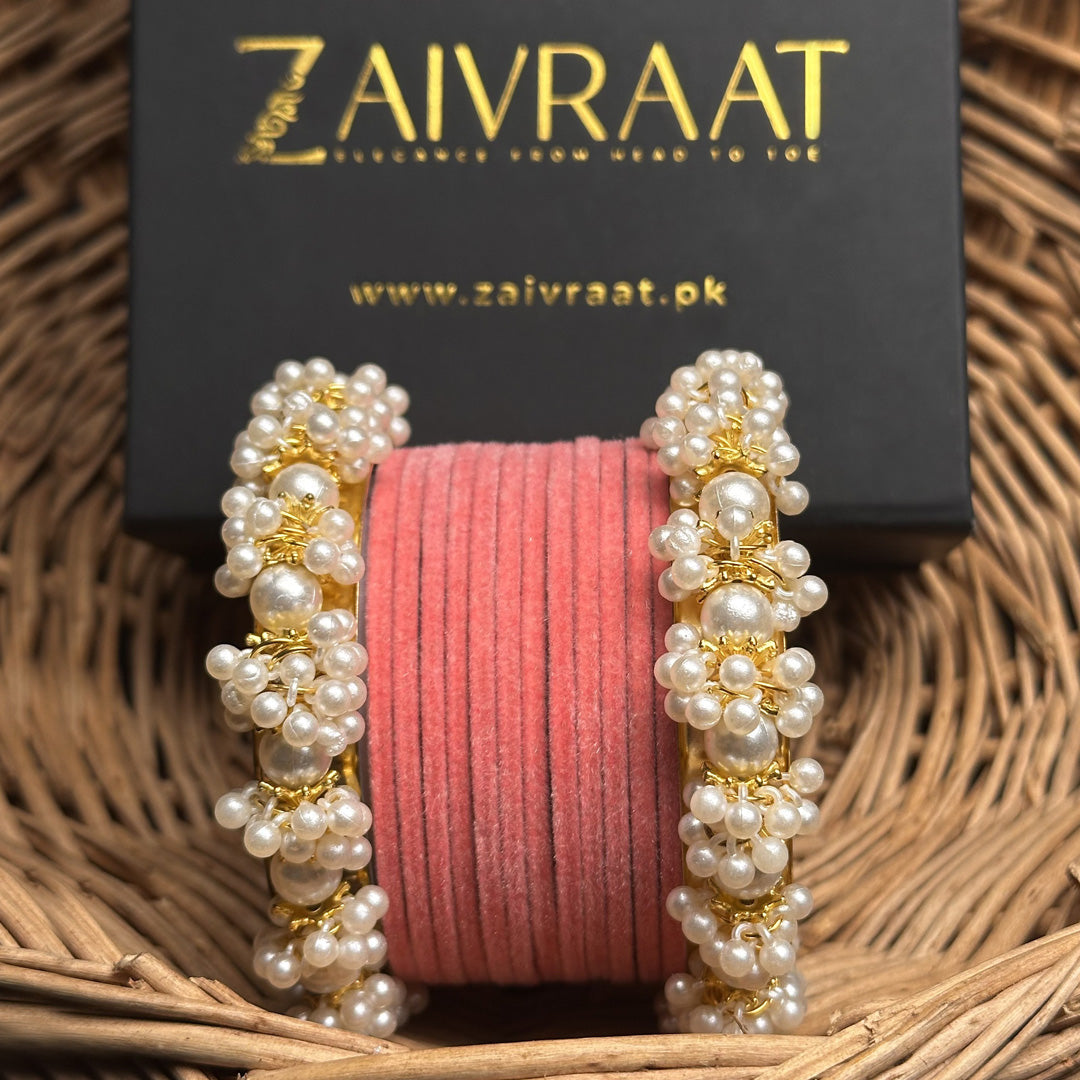 Sohan - Velvet Bangle Set