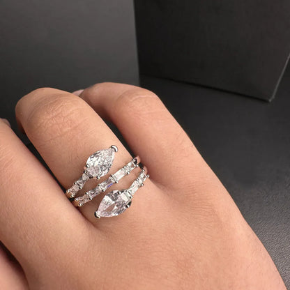 Drop Zircon Ring - Zaivraat
