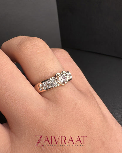 Luxe Heart Ring - Zaivraat