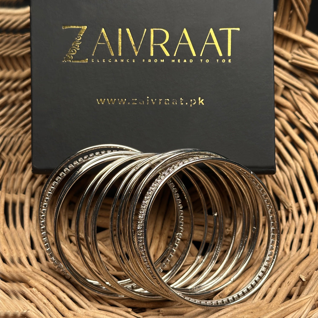 Roshni - Steel Bangles (Silver)