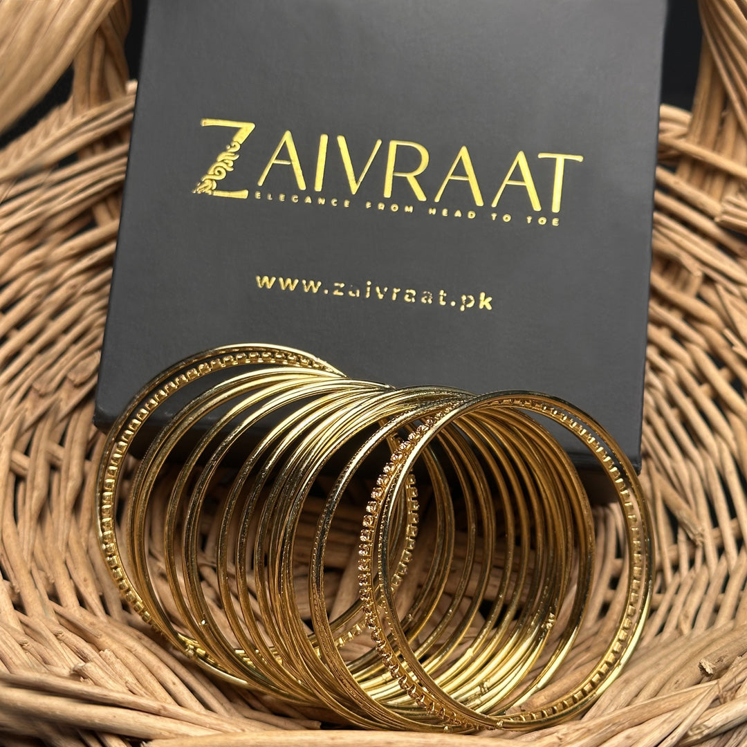 Roshni - Steel Bangles (Golden)