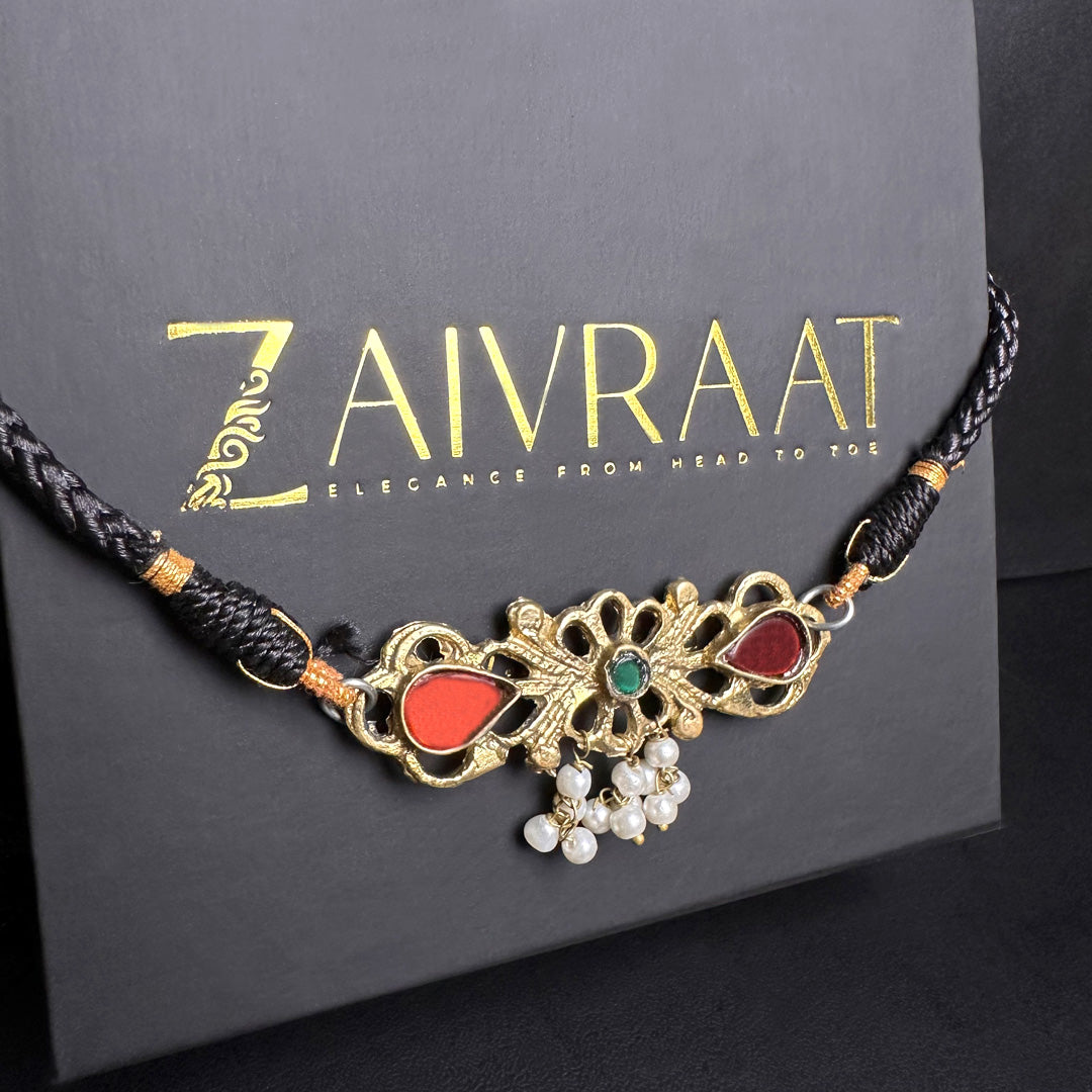 Afghani Choker - Red