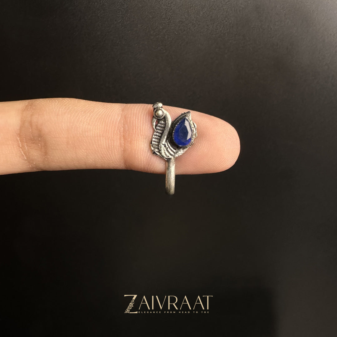 Moor - Antique Nose Ring (Blue)