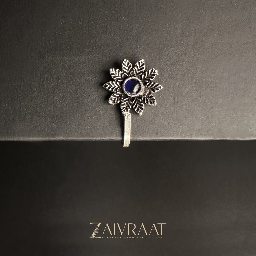 Foorush - Antique Nose Ring (Blue)
