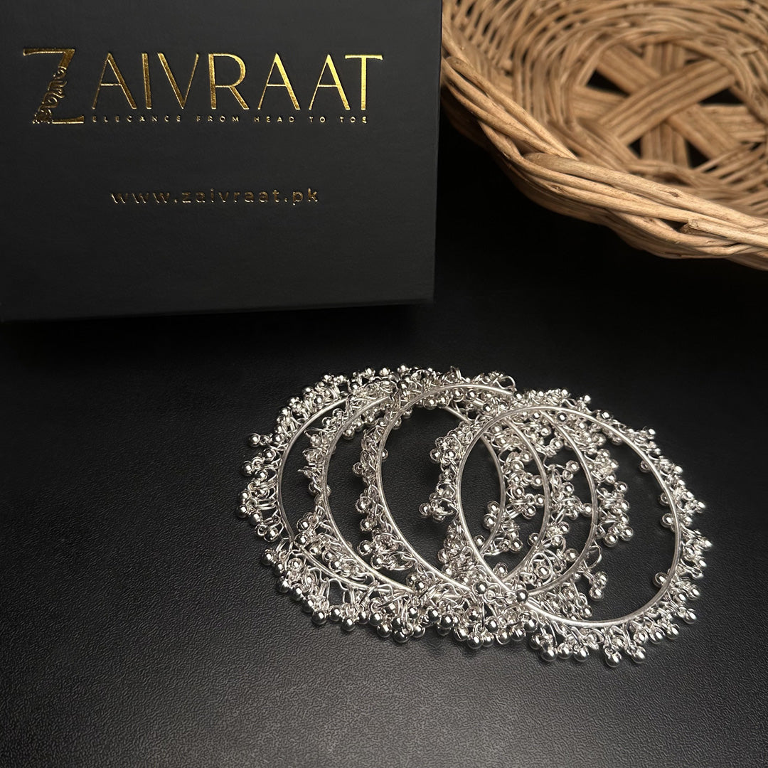 Setara - Antique Silver Bangles