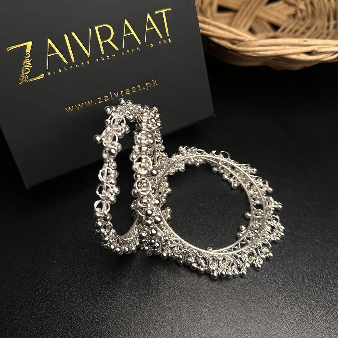 Setara - Antique Silver Bangles