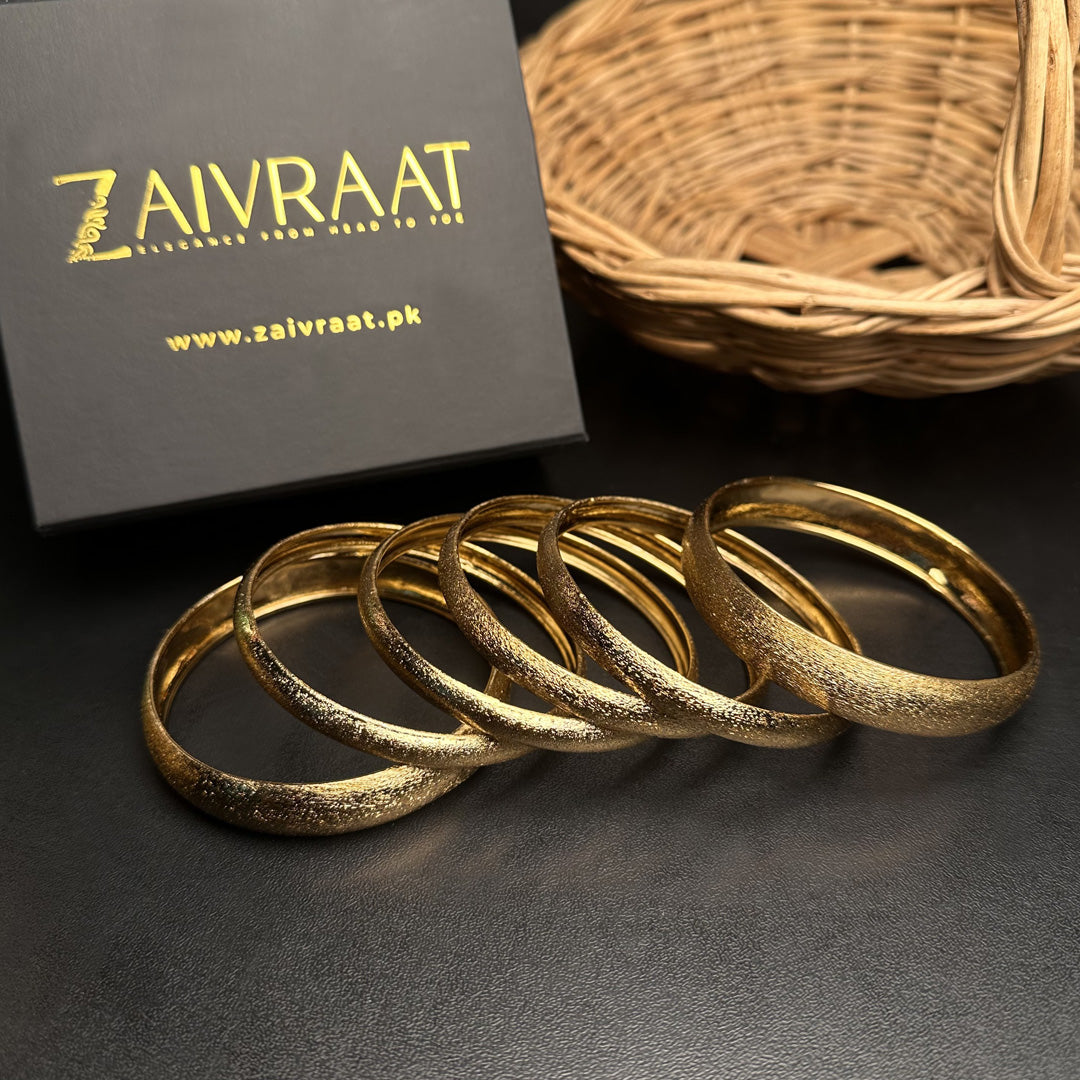 Copper Gold  Shine Bangles
