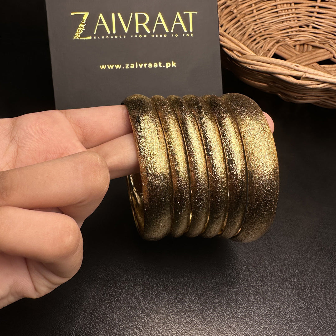 Copper Gold  Shine Bangles
