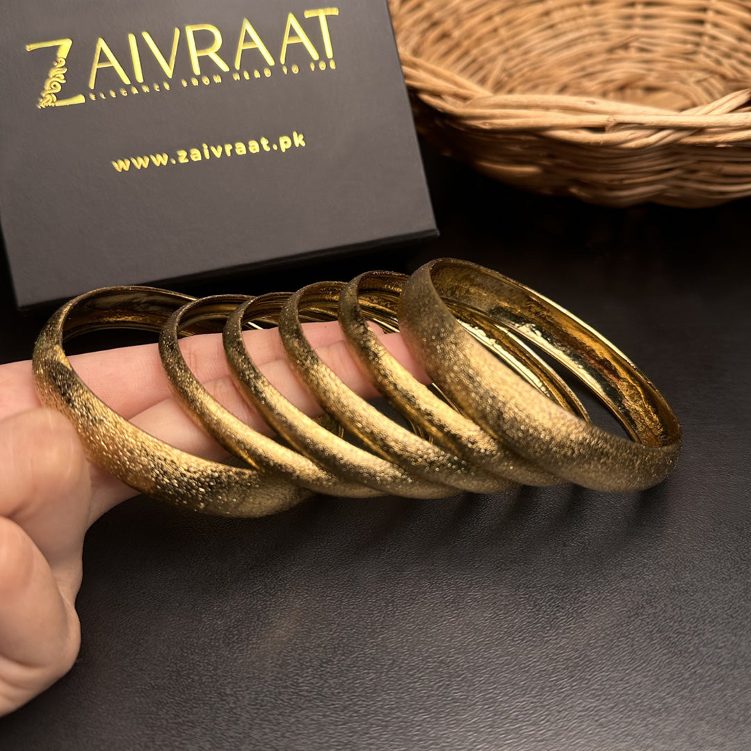 Copper Gold  Shine Bangles