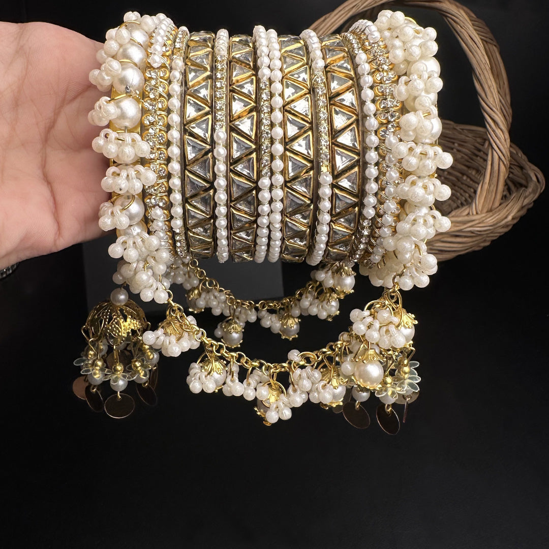 Jhumar - Latkan Pearl Luxe Bangle