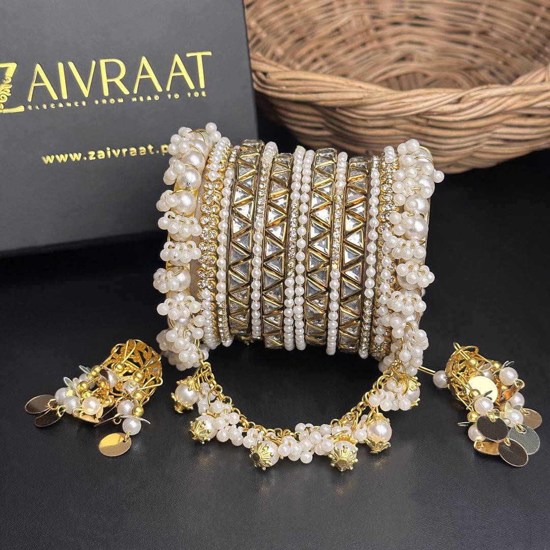 Jhumar - Latkan Pearl Luxe Bangle