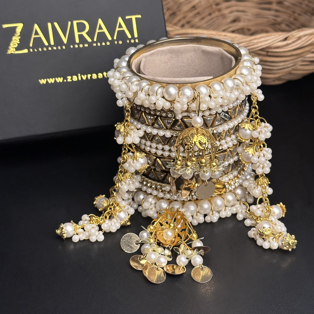 Jhumar - Latkan Pearl Luxe Bangle