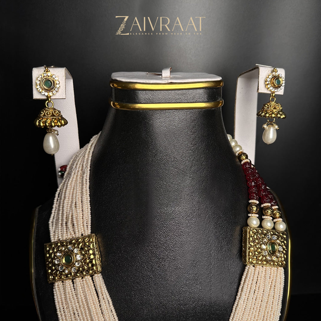 Hoor - Beaded Mala Set