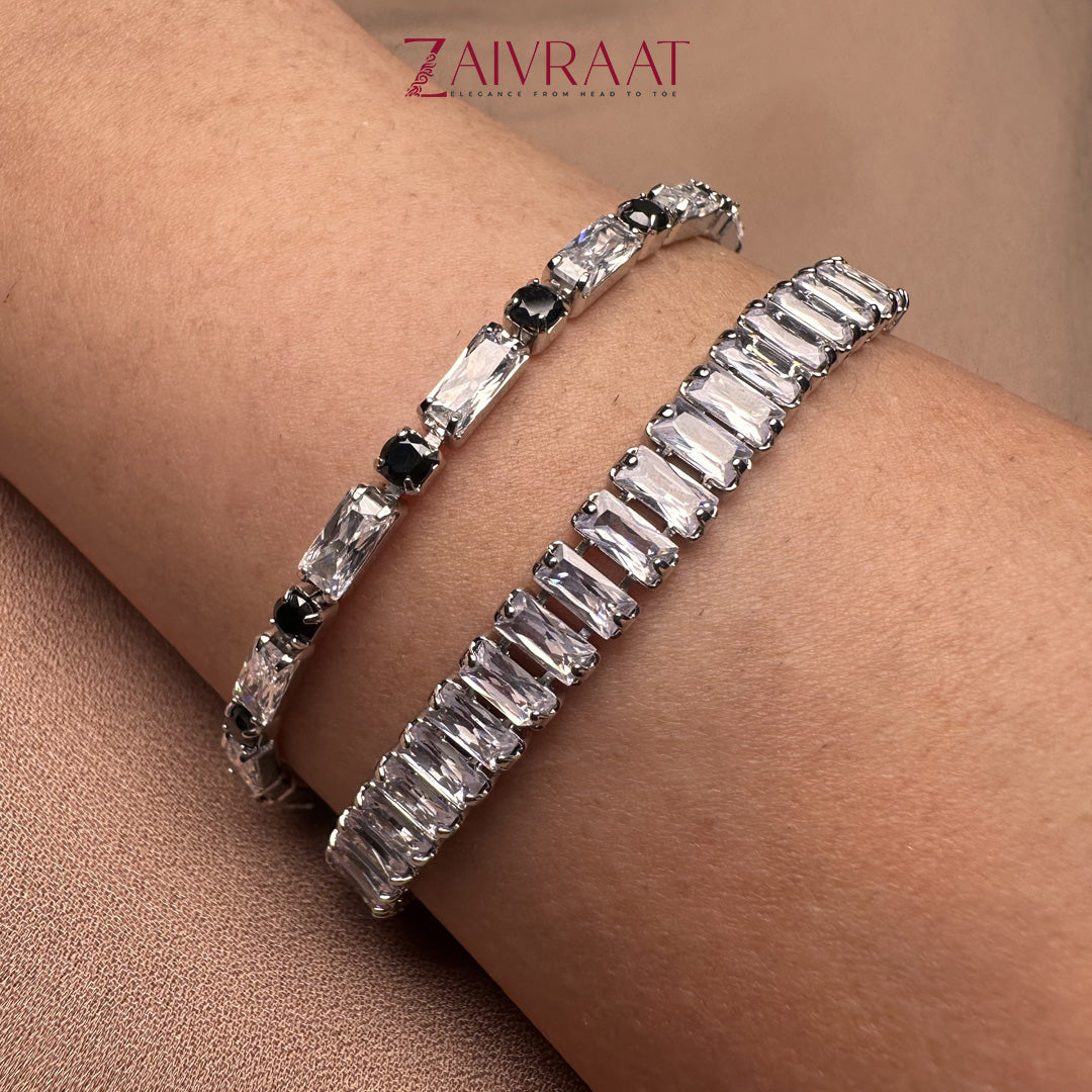 Aria Cubic  Bracelets Stack