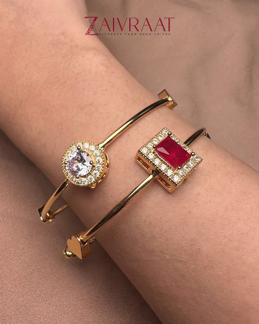 Ruby Bloom Bracelets Stacks - Zaivraat