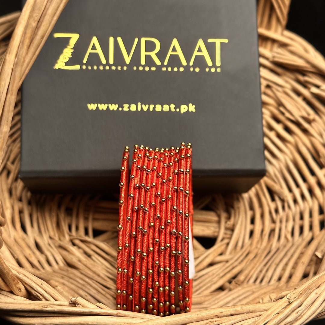 Dotted Resham -   (Red)