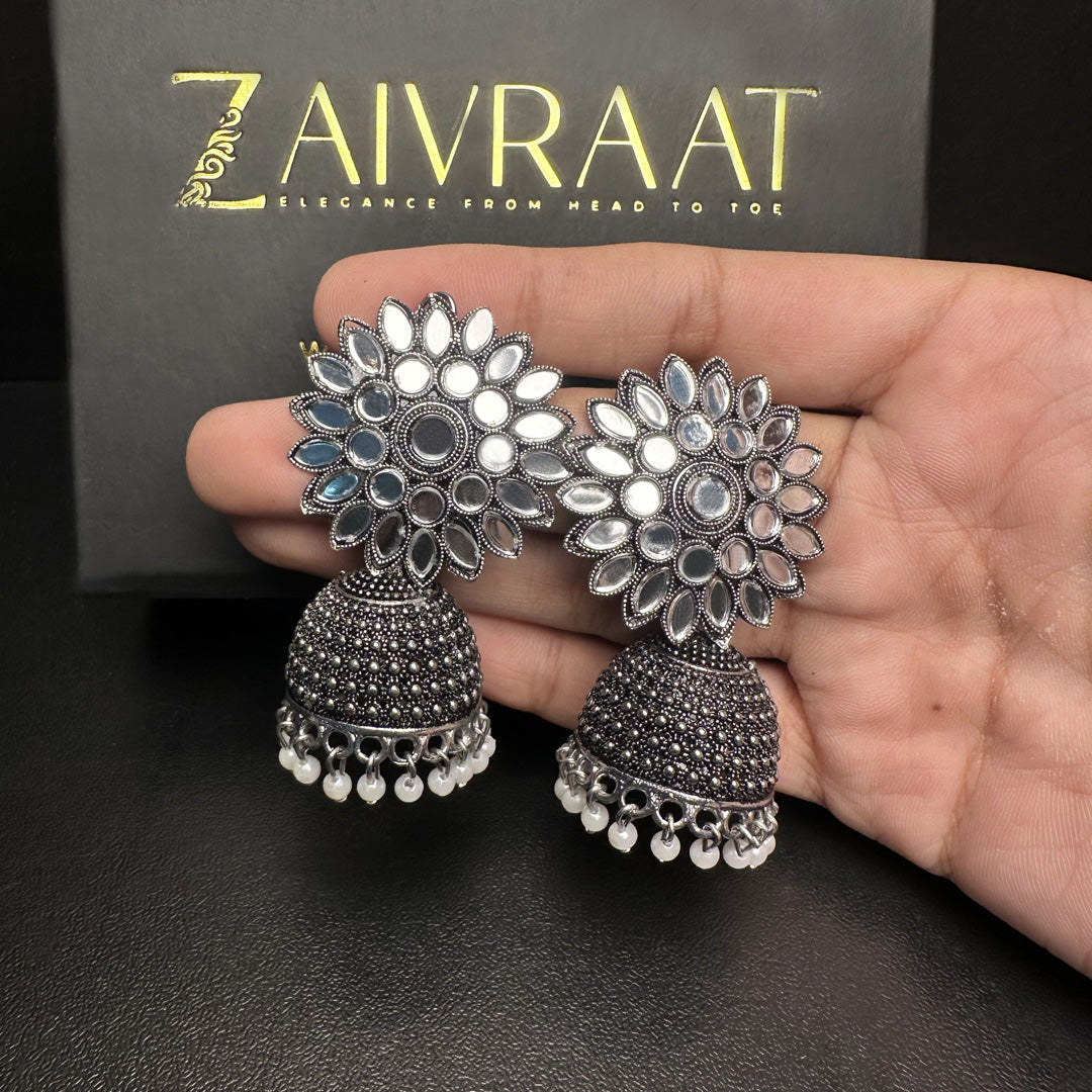 Zeenat Jhumki (Silver)