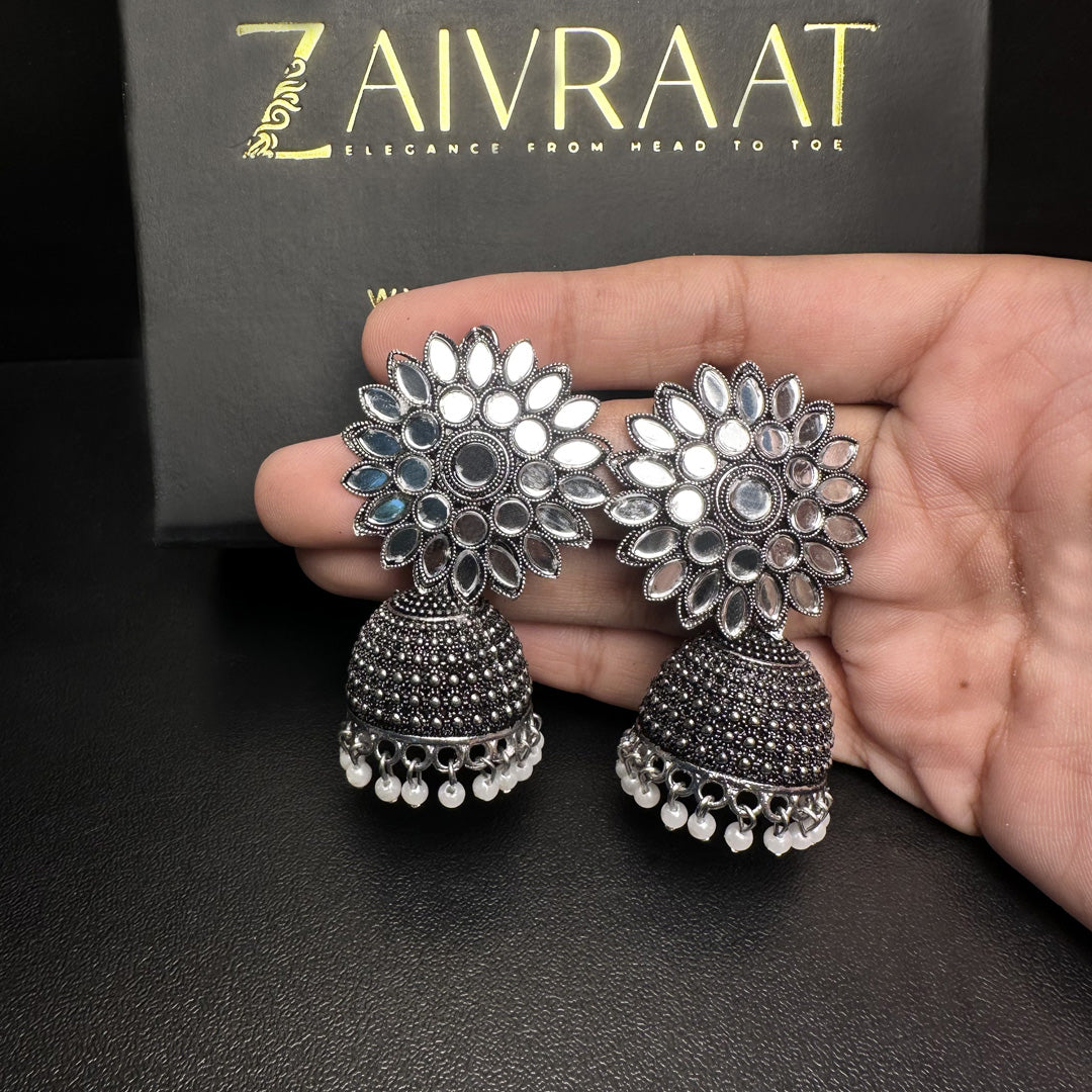 Zeenat Jhumki (Silver)