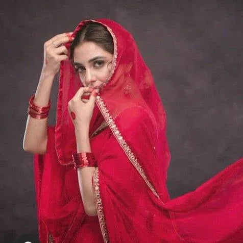 Maya Ali Inspired Red Glass Bangles - Zaivraat