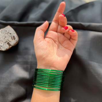 Yumna Zaidi Inspired Glass Bangles (Pack of 24)