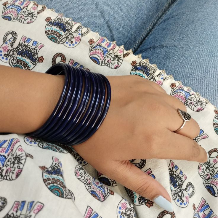 Sonam Bajwa inspired Glass Bangles (Pack of 24)